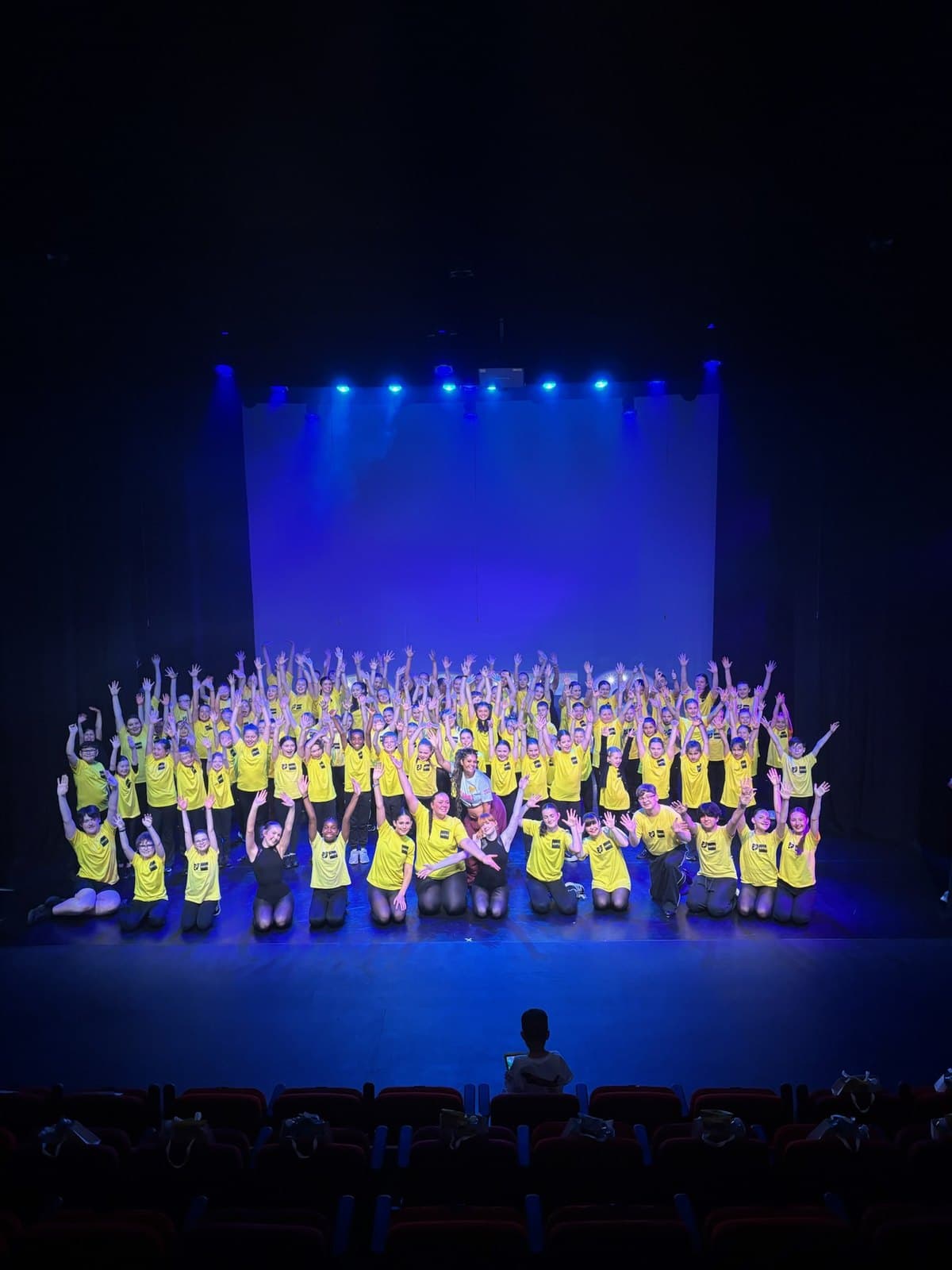 Stand-Out Theatre School company on stage at SOTS Airlines 2026