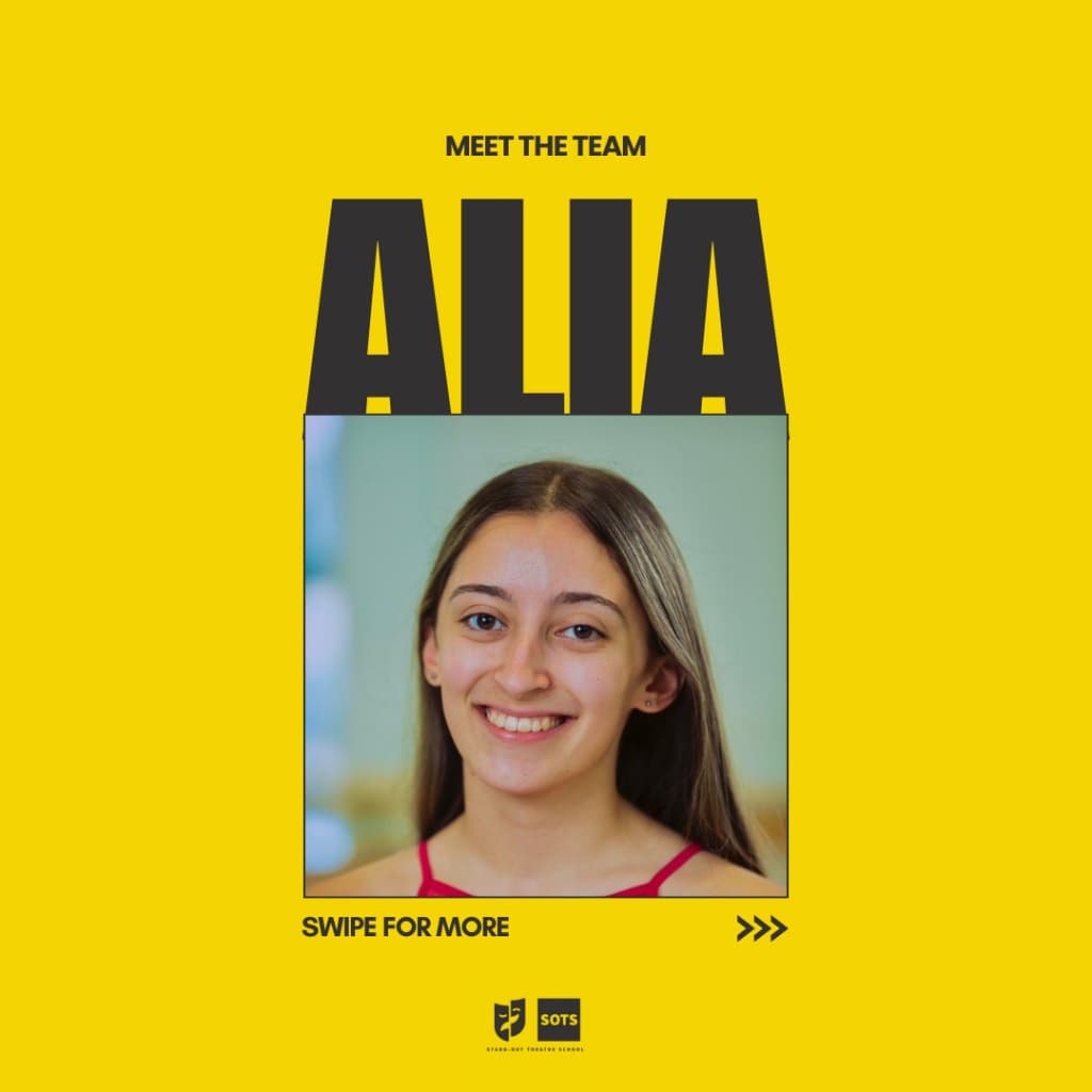 Alia, Teacher at Stand-Out Theatre School